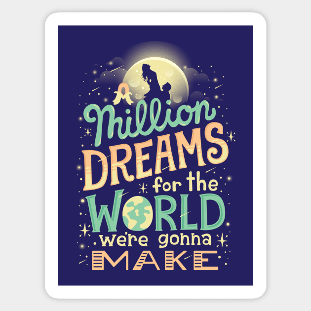 Million Dreams Sticker by risarodil